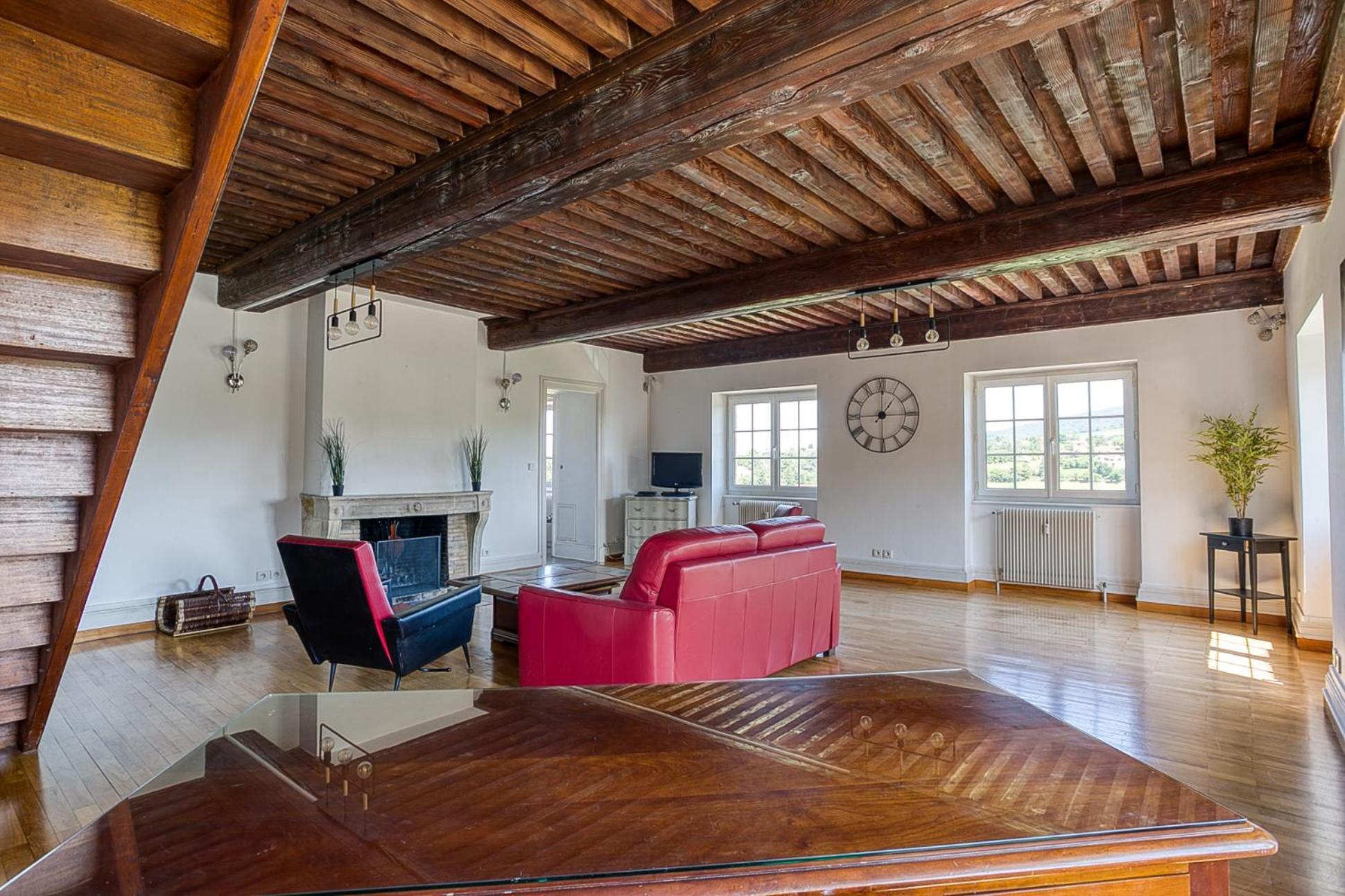 Sejourner Au Chateau De La Roue Grand Appartement Lissieu Esterno foto