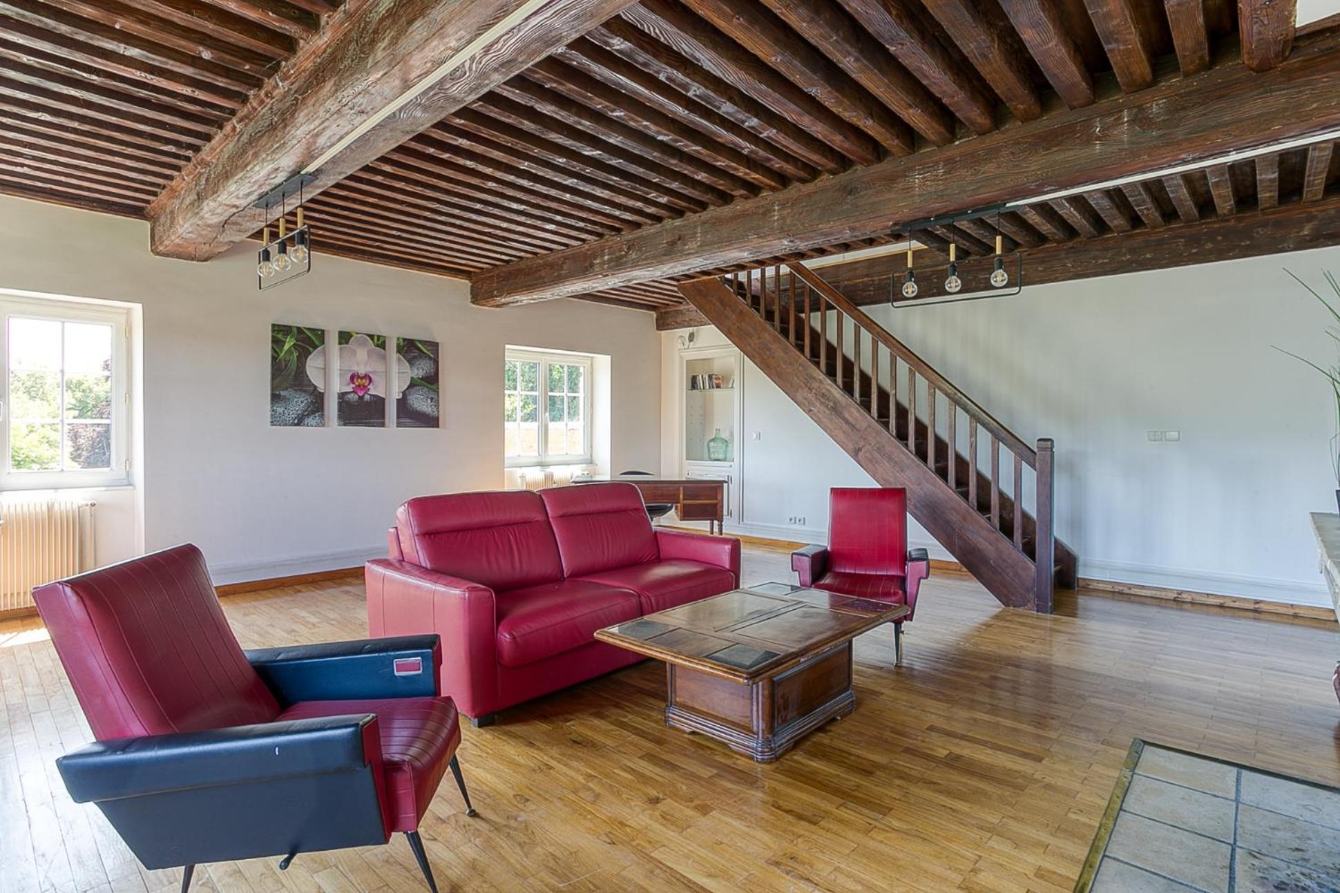 Sejourner Au Chateau De La Roue Grand Appartement Lissieu Esterno foto