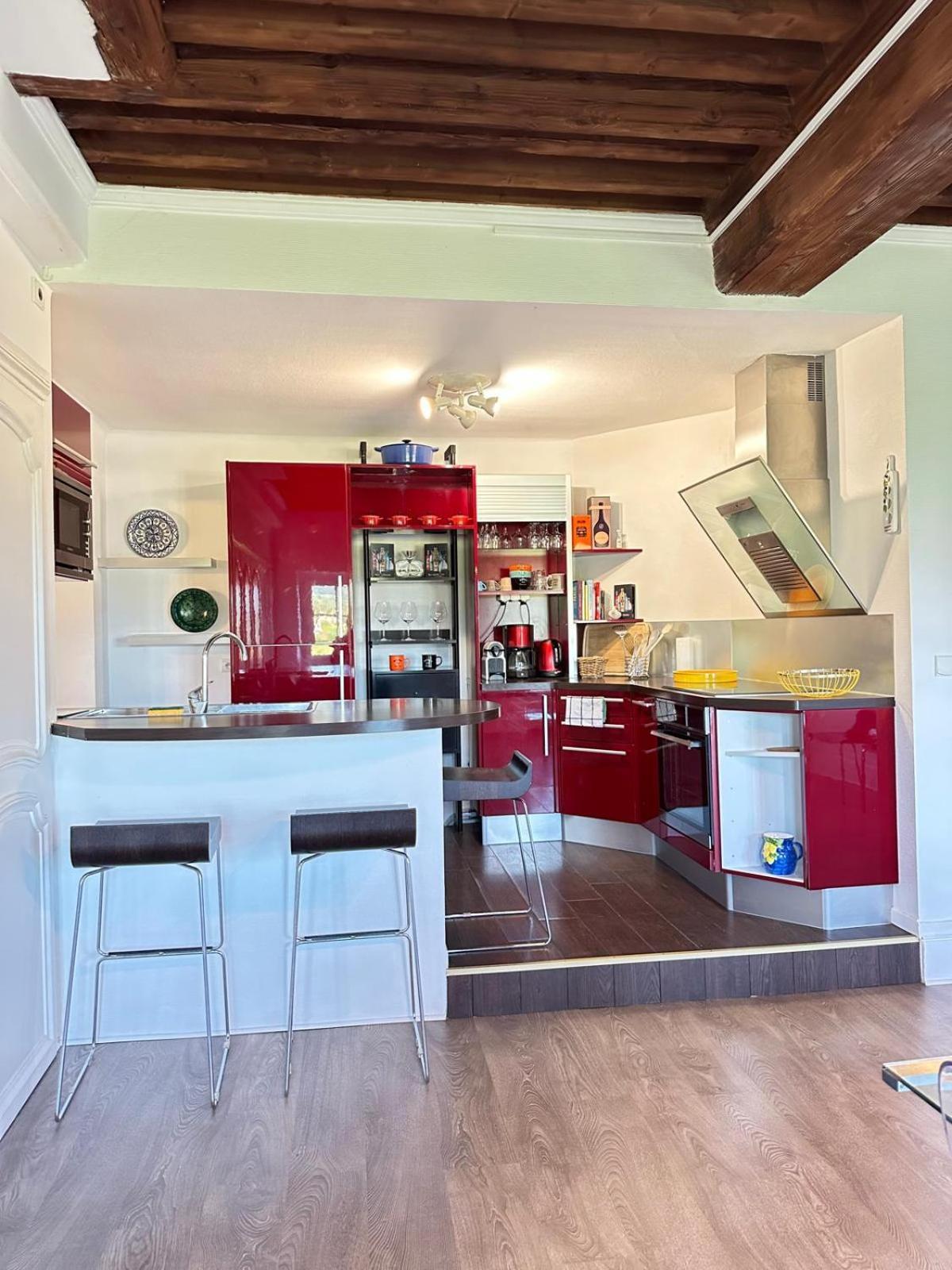 Sejourner Au Chateau De La Roue Grand Appartement Lissieu Esterno foto