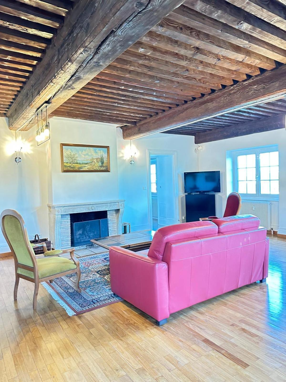 Sejourner Au Chateau De La Roue Grand Appartement Lissieu Esterno foto